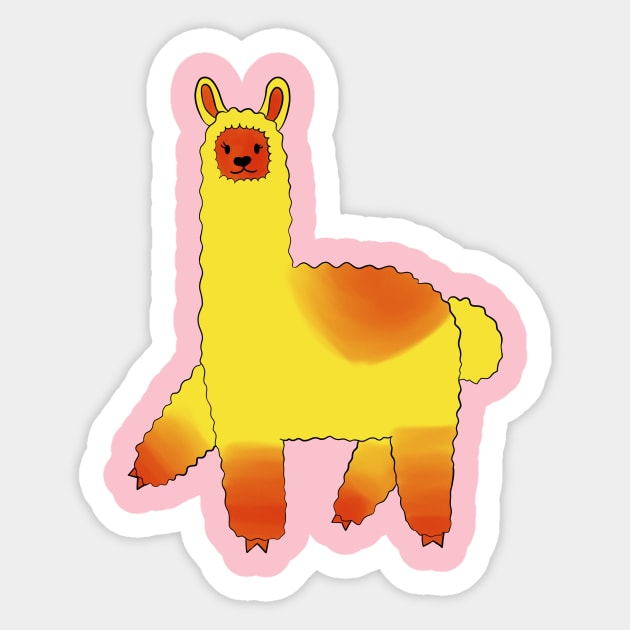 Lama Sticker by Catulus208